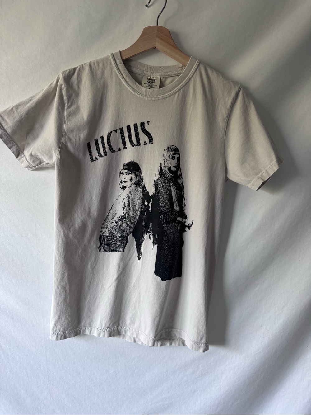 Lucius Band Graphic Tee Comfort Colors Small Indie Rock Concert T Shirt
